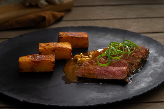 סטייק סינטה עם גראטן